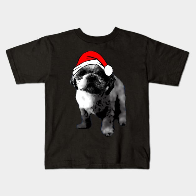 Feliz Navidog Kids T-Shirt by Custom Autos